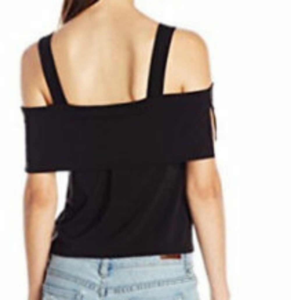 Anthropologie Ella Moss Womens Black Popover - Picture 2 of 4